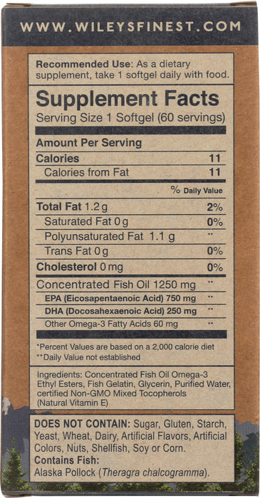 Peak EPA, 1000mg, 60 sgel