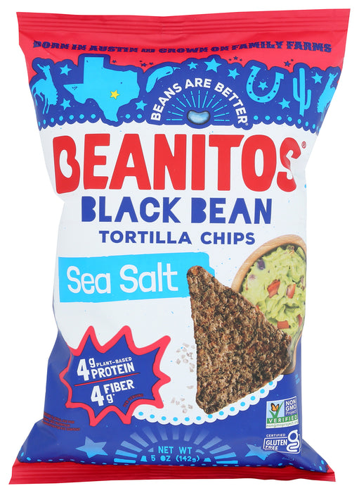 Black Bean Chips, Orig Sea Salt, 5 oz