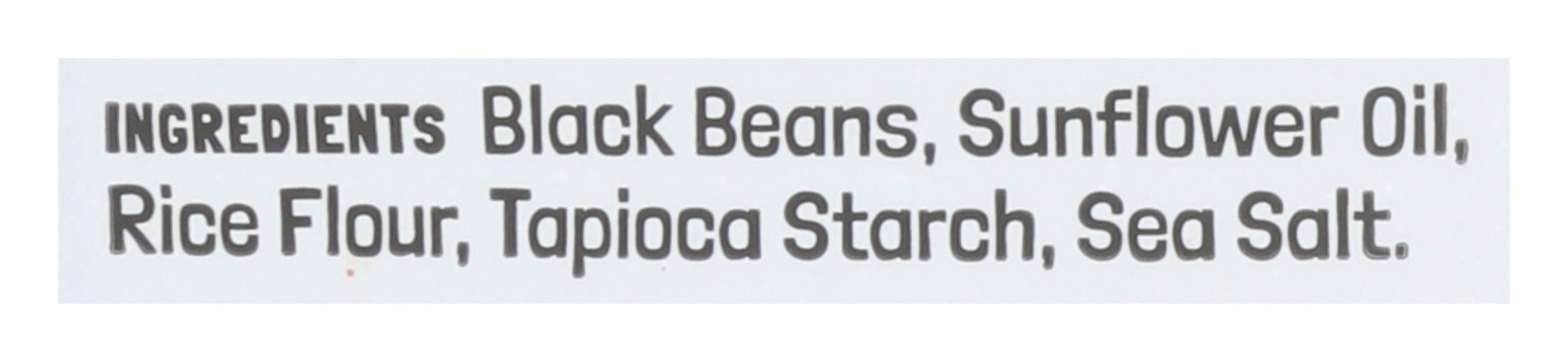Black Bean Chips, Orig Sea Salt, 5 oz
