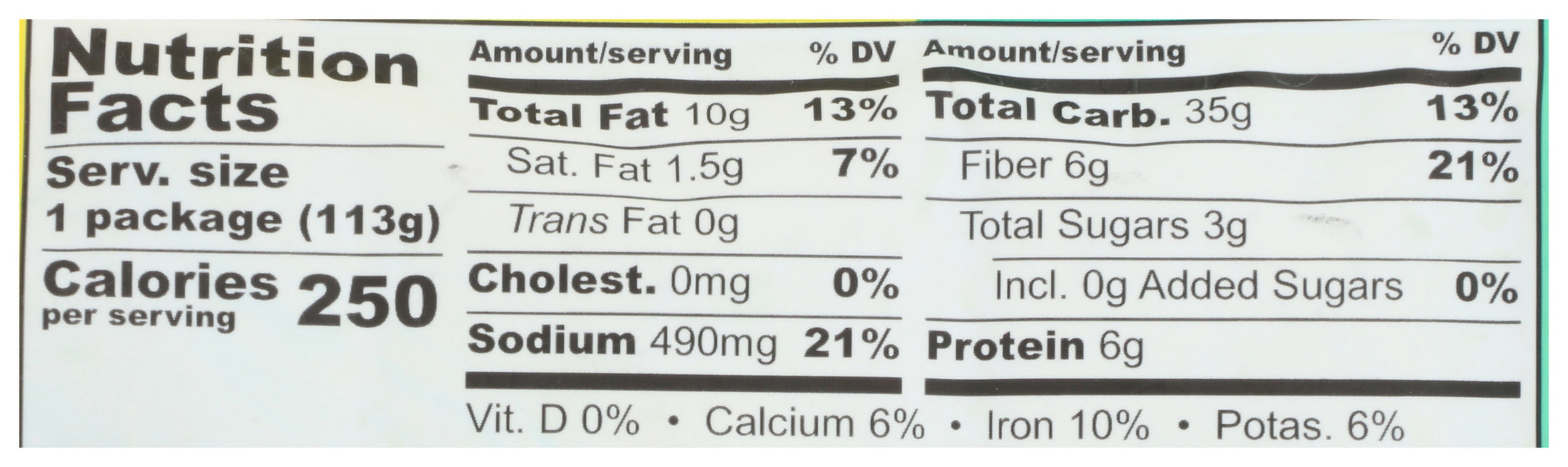 Walking Tamales, Bean Salsa Verde, 4 oz