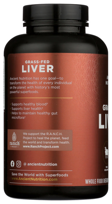 Grass-Fed Liver, 180 cap