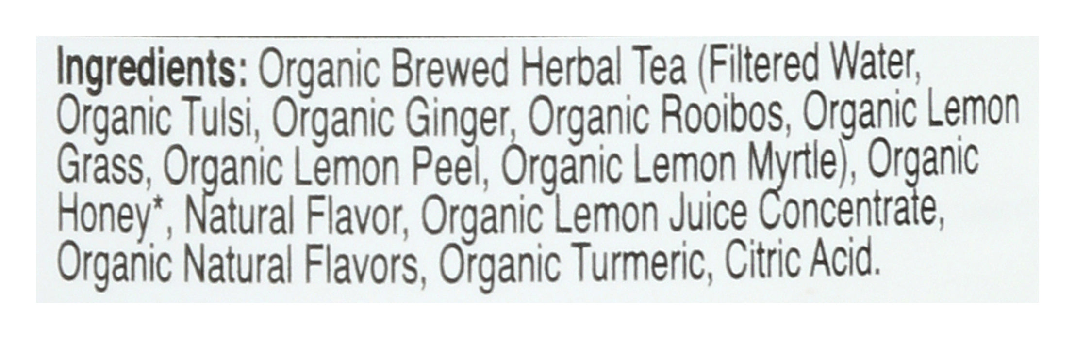 Lemon Ginger Caffeine Free Tea, Org, 16 fl oz