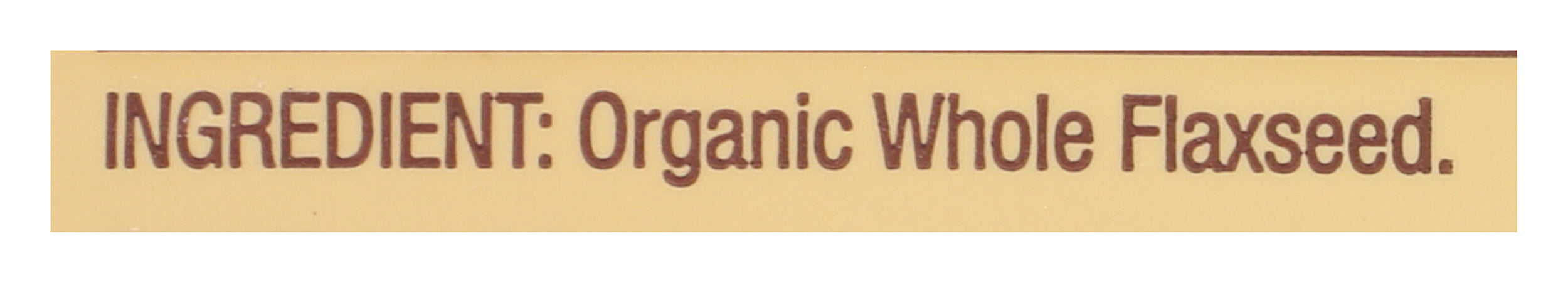 Brown Flaxseed Meal, Org, 16 oz