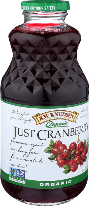 Just Cranberry Juice, Org, 32 fl oz