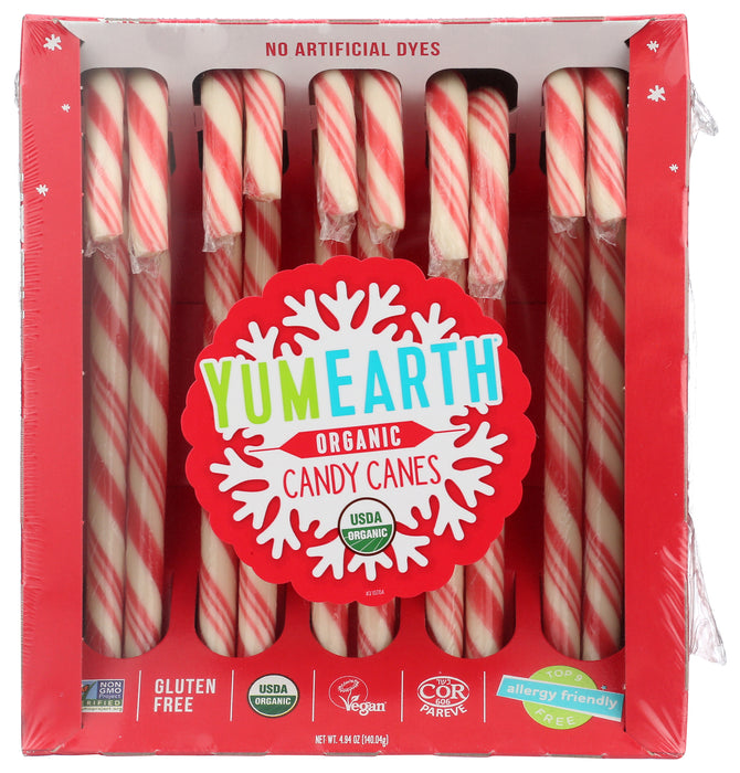 Candy Canes, Org, 10 ct