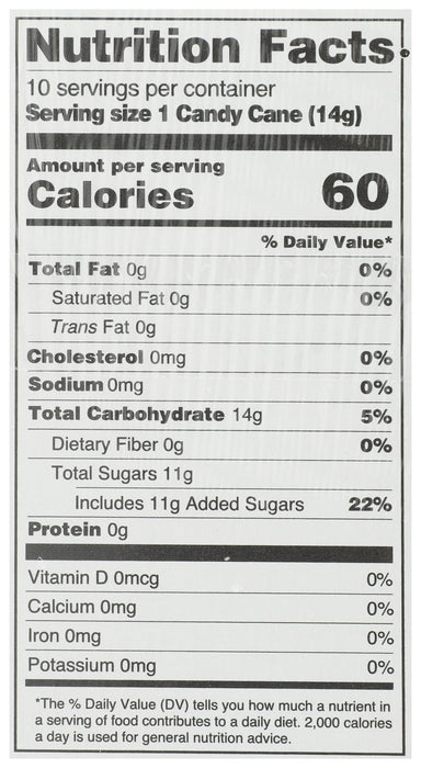 Candy Canes, Org, 10 ct