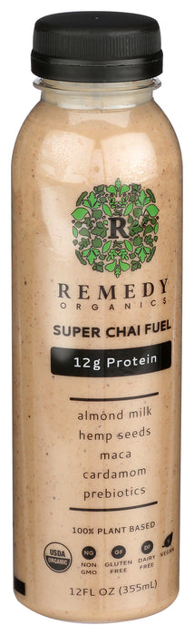 Super Chai Fuel Beverage, Org, 12 floz
