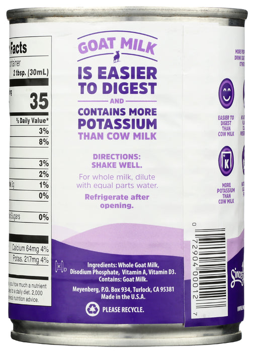 Evaporated Goat Milk, 12 floz