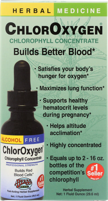 ChlorOxygen Chlorophyll Concentrate, AF, 1 floz