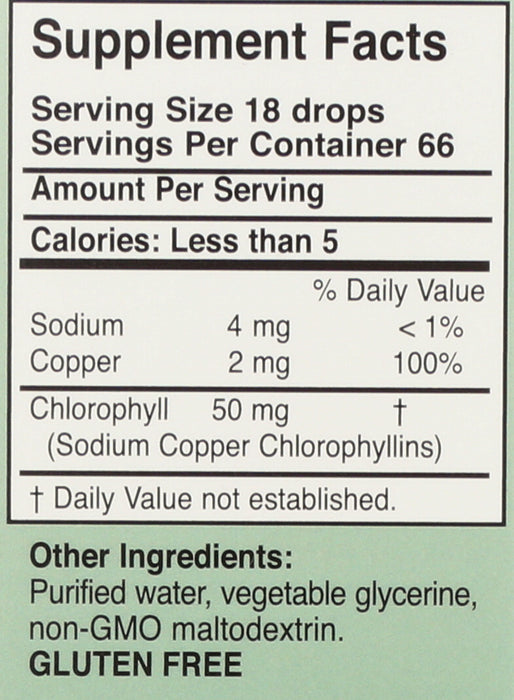 ChlorOxygen Chlorophyll Concentrate, AF, 1 floz