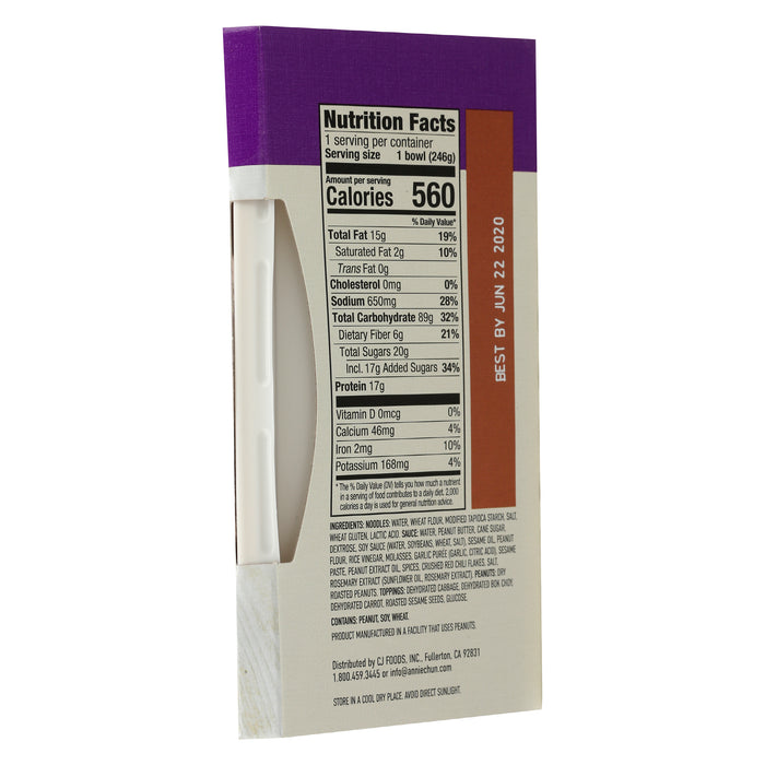 Peanut Sesame Noodle Bowl, 8.7 oz