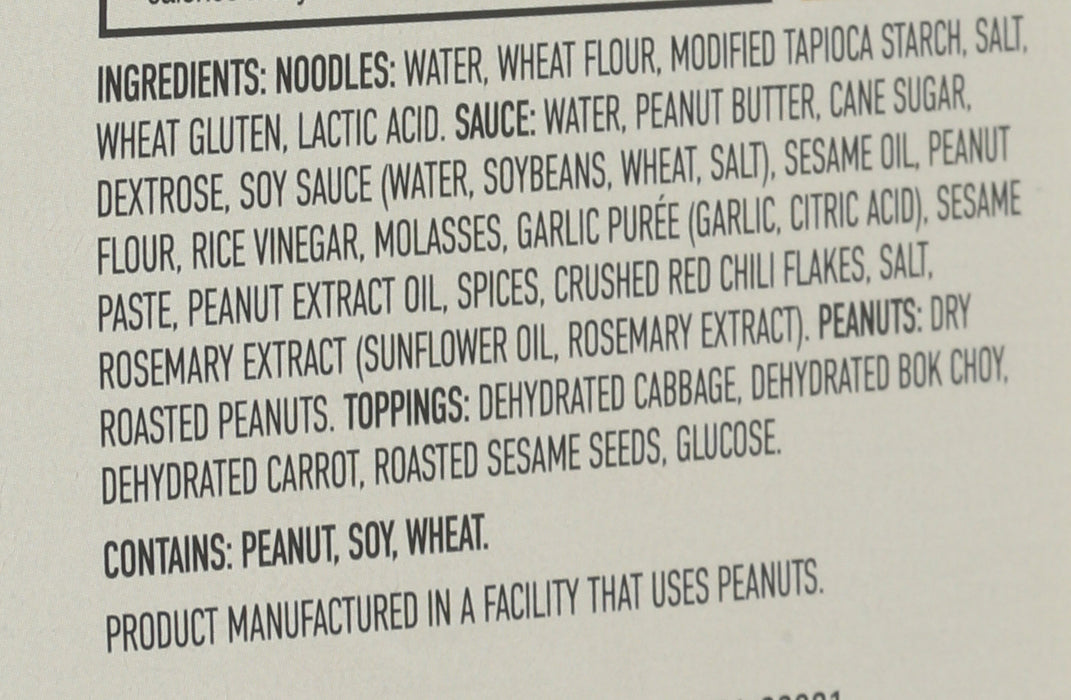 Peanut Sesame Noodle Bowl, 8.7 oz