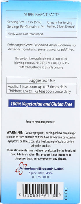 Silver Biotics, Immune Support 10ppm, 16 floz