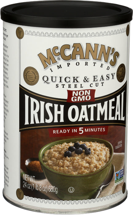 Irish Oatmeal Steel Cut, Quick & Easy, 24 oz
