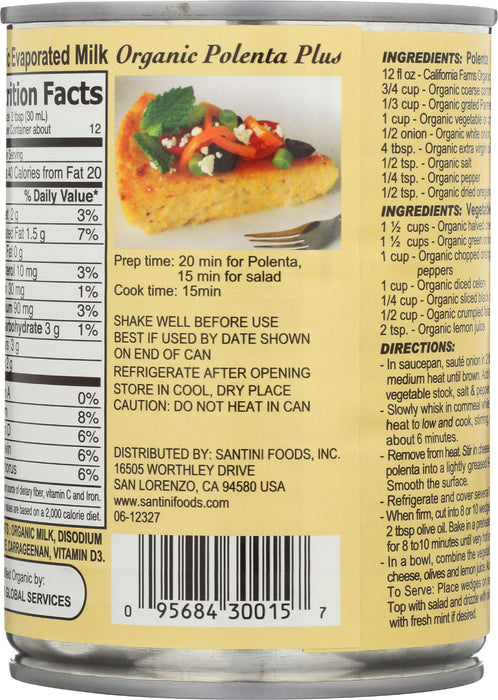 Evaporated Milk, Org, 12 oz