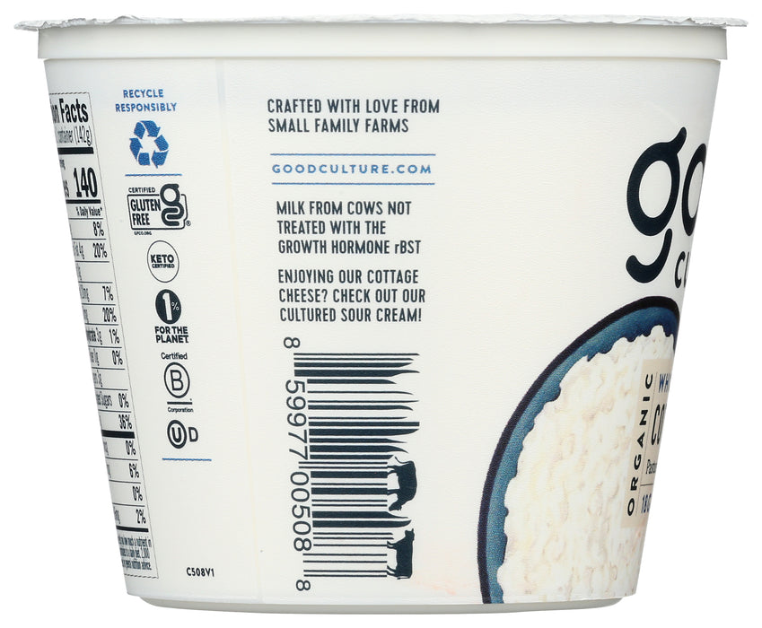 Cottage Cheese, Org 5 oz
