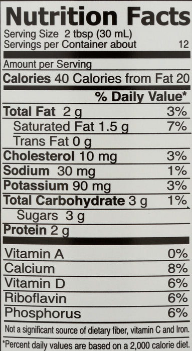 Evaporated Milk, Org, 12 oz