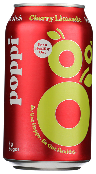 Cherry Limeade Prebiotic Soda, 12 floz