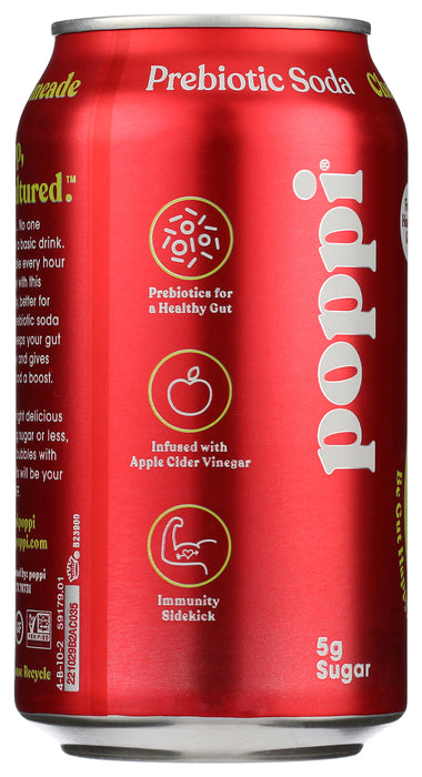 Cherry Limeade Prebiotic Soda, 12 floz
