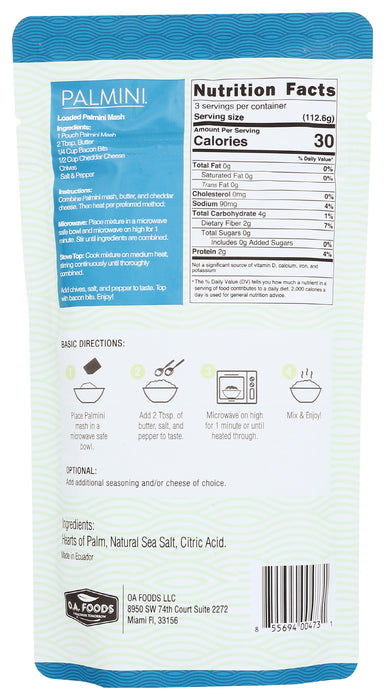 Hearts of Palm Mashed, 12 oz