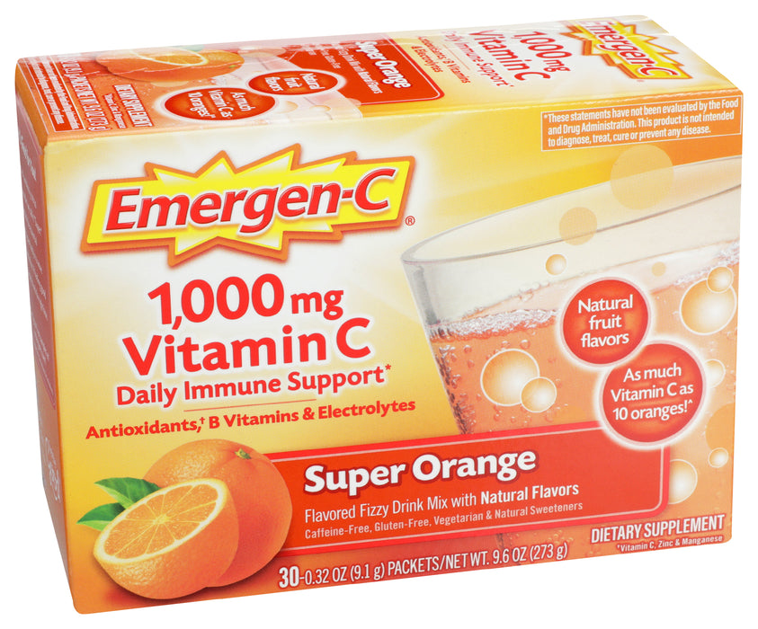 Emergen-C, Super Orange, 30pk