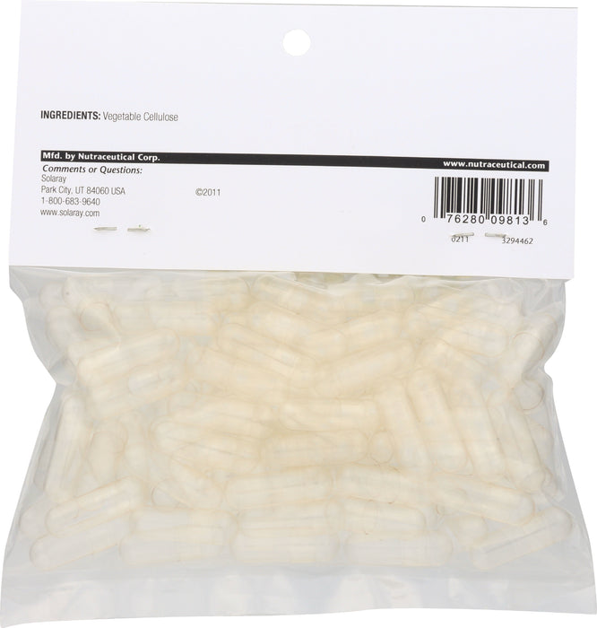 Size 0 Empty Vegetarian Capsules, 100cap