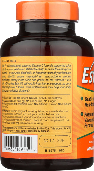 Ester-C w/Citrus Bioflavonoids 1000mg, 90 cap