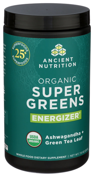 Super Greens, Energizer, Org, 25 serv/7.5 oz