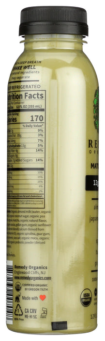 Matcha Fuel Beverage, Org, 12 floz