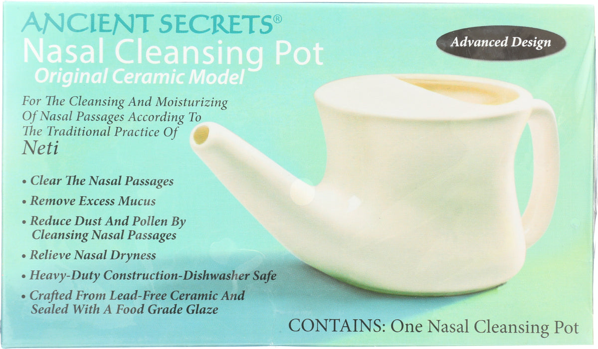 Nasal Cleansing Pot, Ceramic, 1 ct