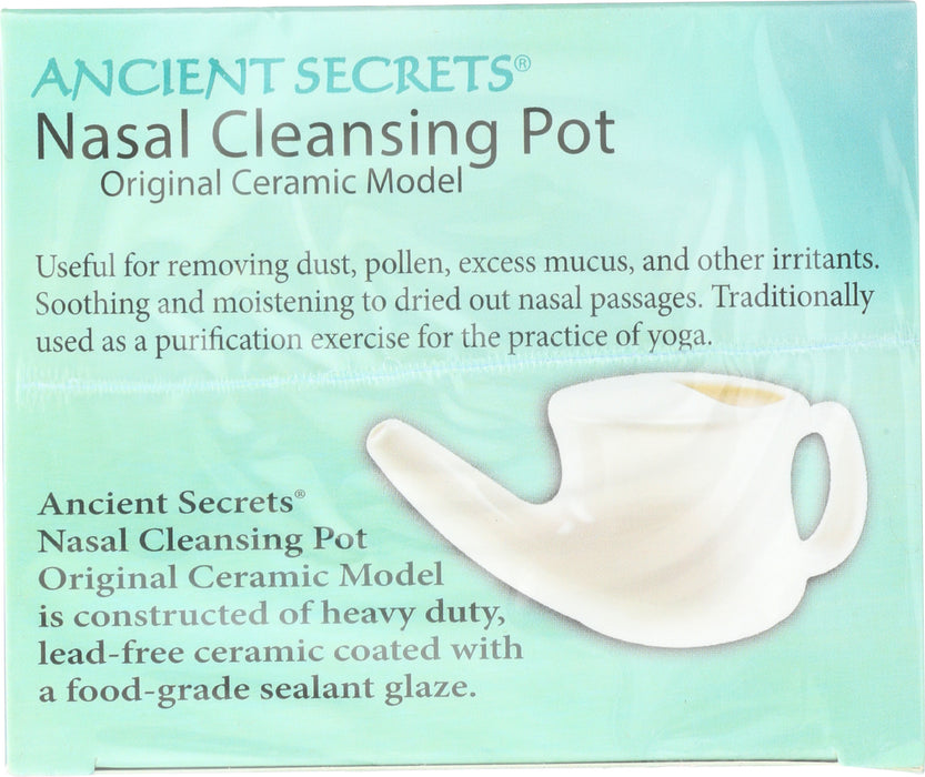 Nasal Cleansing Pot, Ceramic, 1 ct