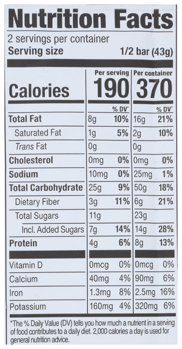 Wholeberry Blast Meal Bar, GF, 3 oz