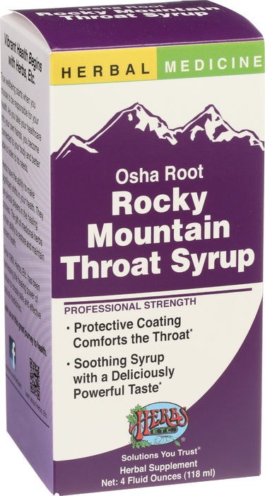 Rocky Mountain Throat Syrup, 4 floz