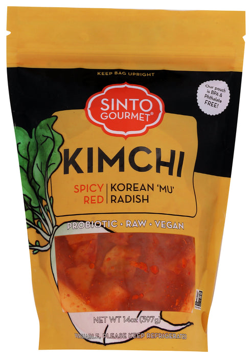 Kimchi Korean 'Mu' Radish, Spicy Red, 14 oz