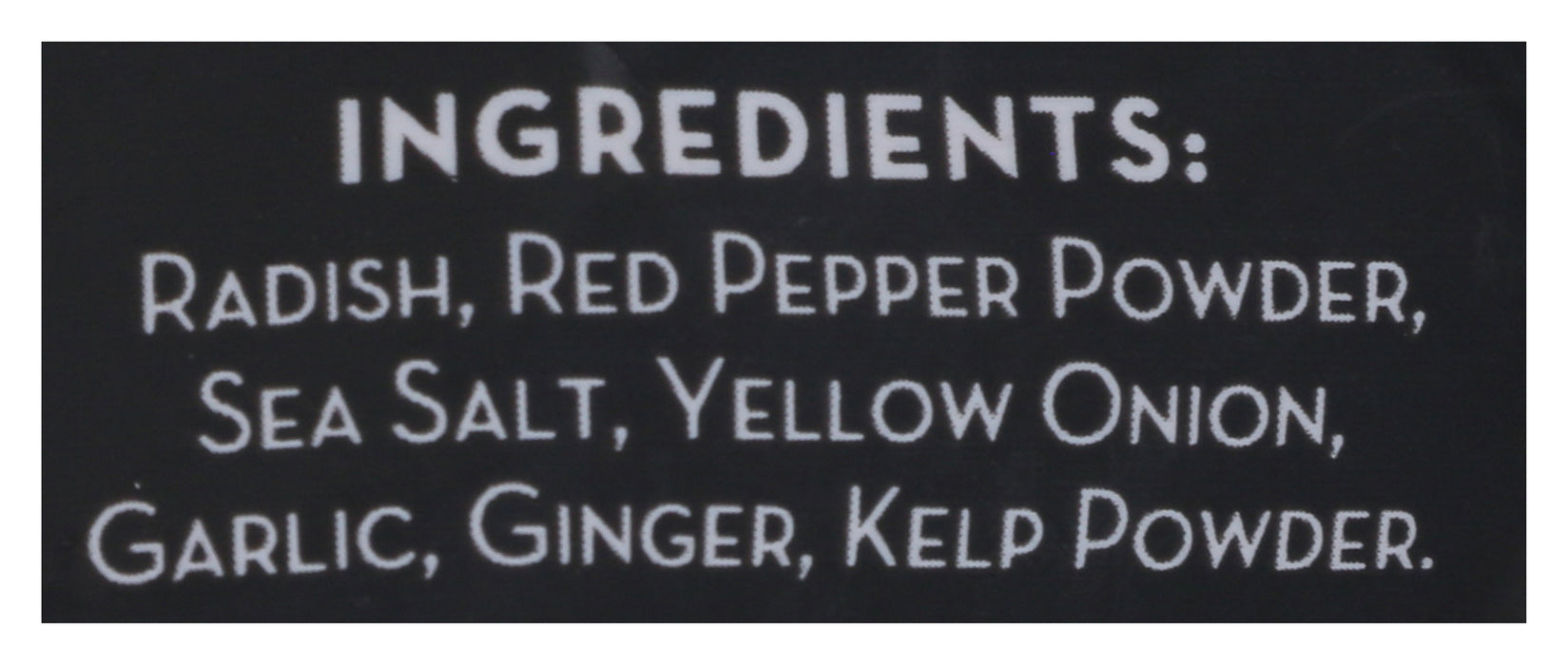 Kimchi Korean 'Mu' Radish, Spicy Red, 14 oz