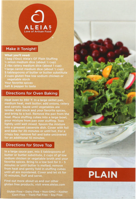 Plain Stuffing, GF, 10 oz