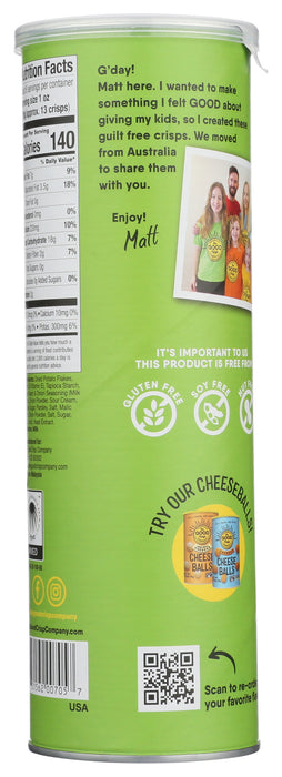 Sour Cream & Onion Potato Crisps, GF, 5.6 oz