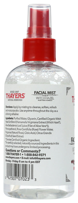 Facial Toner Mist, Rose Petal, 8 floz