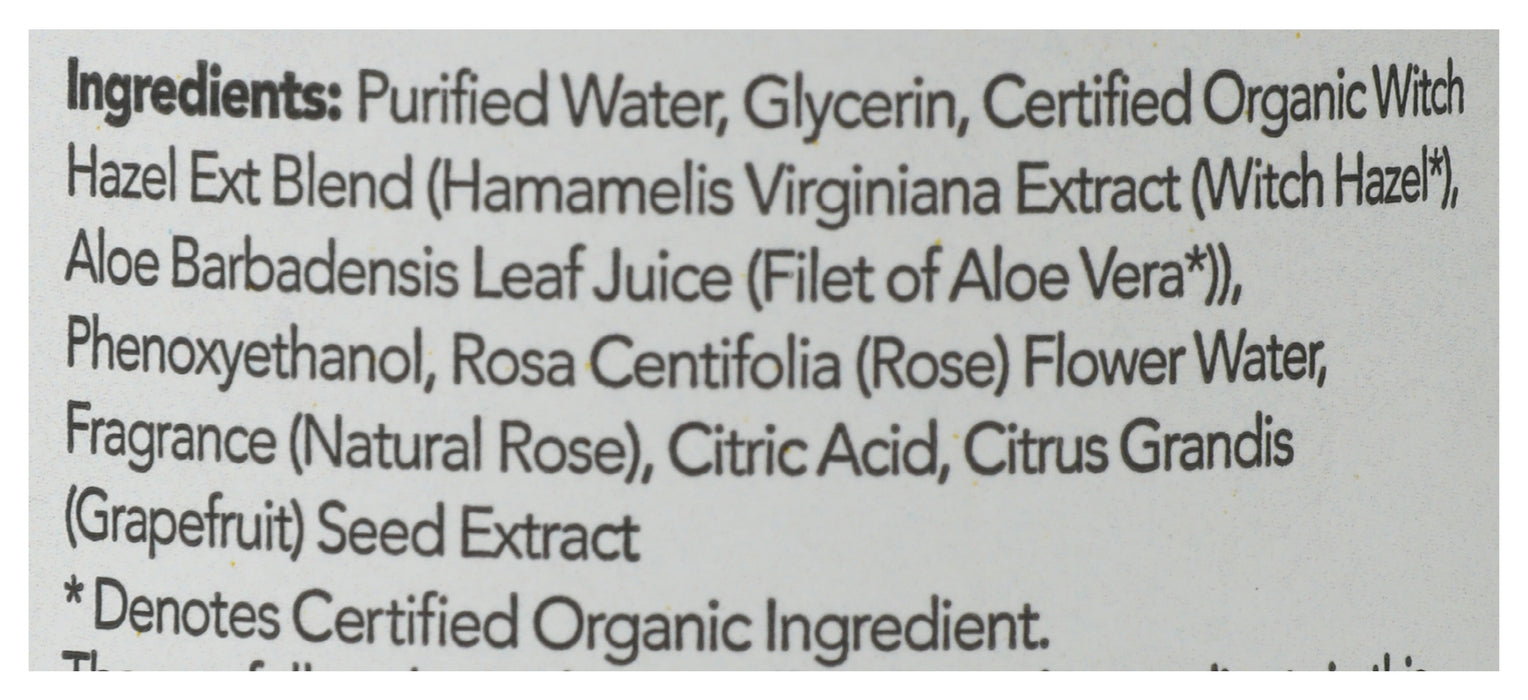 Facial Toner Mist, Rose Petal, 8 floz