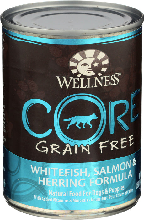 Dog Food, Core Whitefish, Salmon & Herring Formula, 12.5 oz