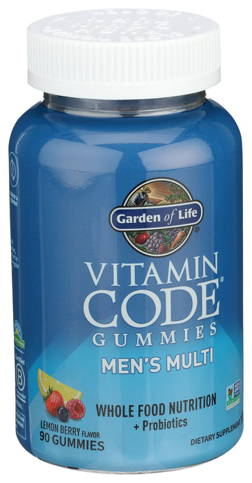 Vitamin Code Men's Multi, Lemon Berry, 90 gummy