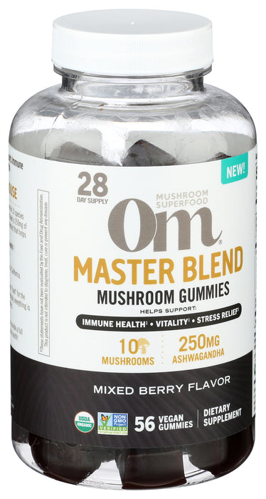 Master Blend Mushroom Gummies, 56 vgummy