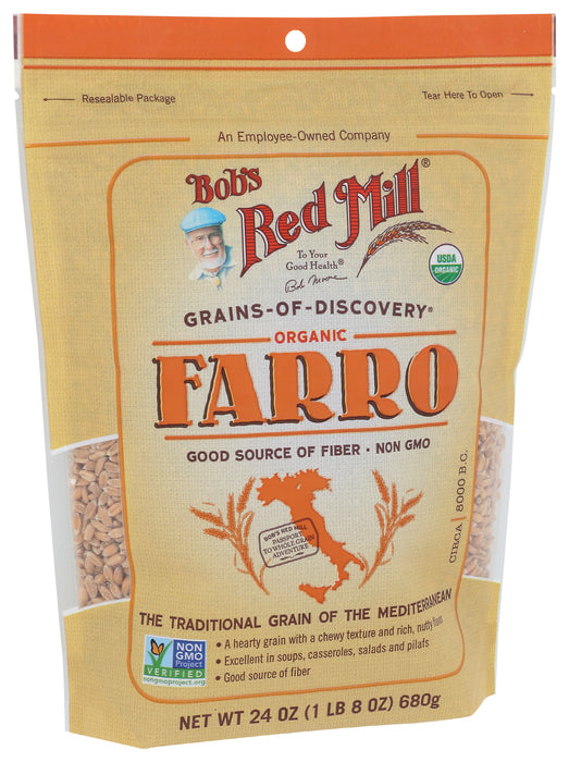 Farro Grain, Org, 24 oz