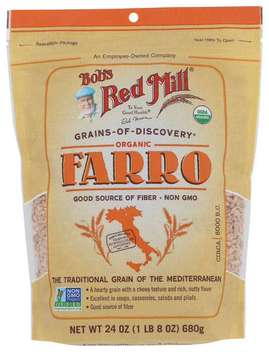 Farro Grain, Org, 24 oz