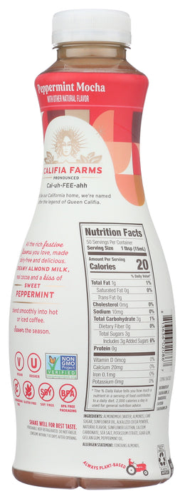 Almond Creamer, Peppermint Mocha, 25.4 floz
