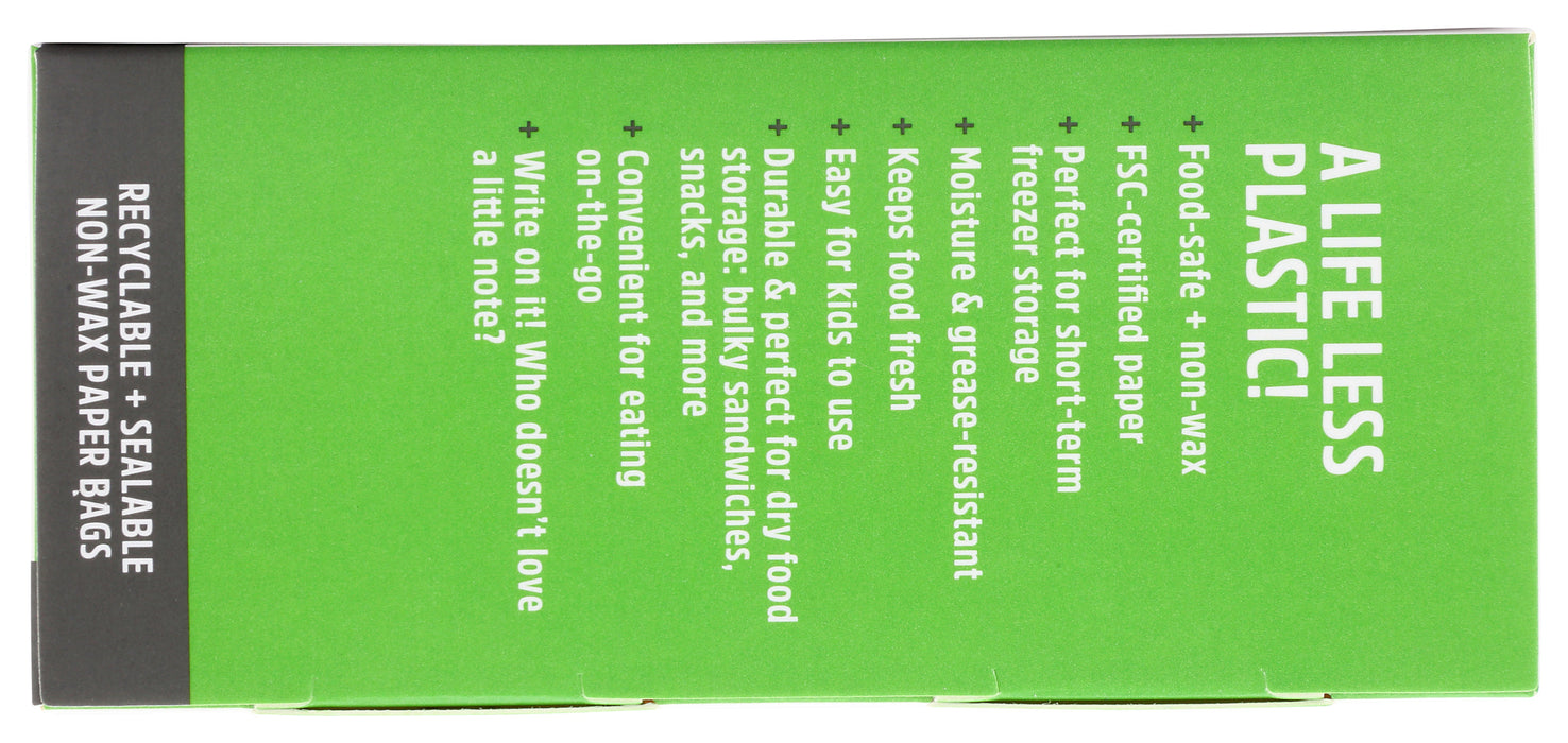 Paper Sandwich Bags, 50 ct, Recyclable + Sealable