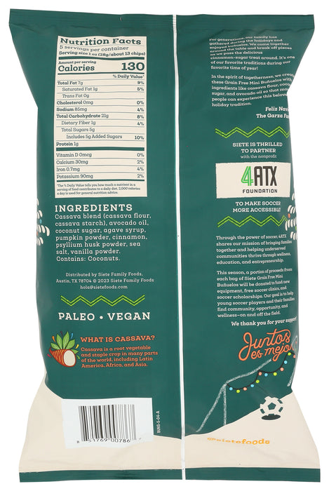 Mini Buñuelos Cinnamon Crisps, 5 oz