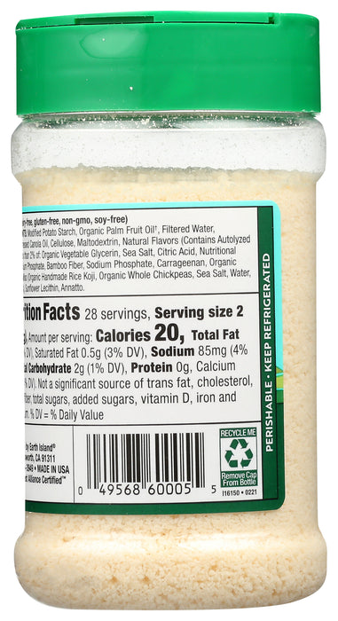 Vegan Parmesan, DF, 5 oz