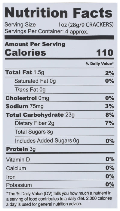 Guava Toasted Corn Crackers, Vegan GF, 4 oz