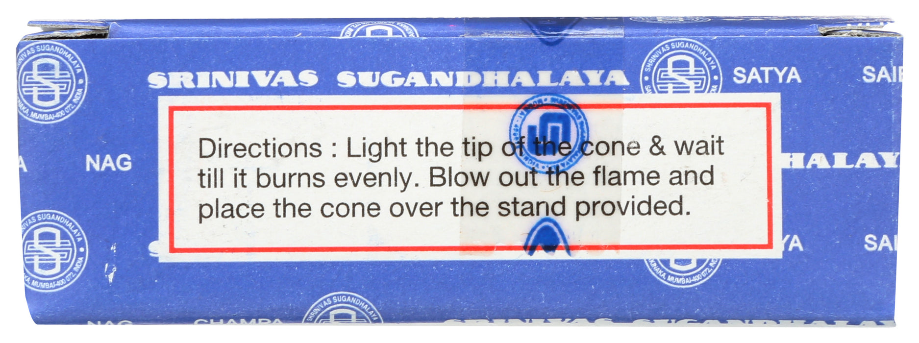 Dhoop Cones, Nag Champa, 12 ct